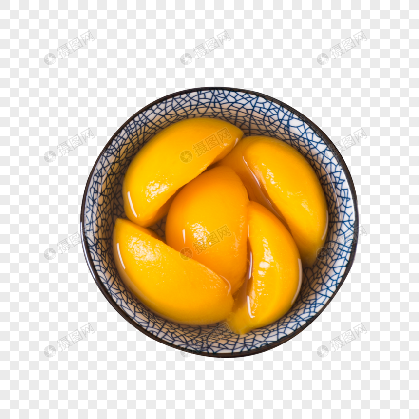黄桃罐头图片
