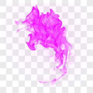 升腾的紫色烟雾图片