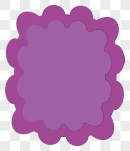紫色实用边框图片