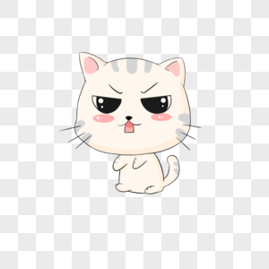 可爱猫咪头卡通元素素材下载 正版素材 摄图网 可爱猫咪头卡通元素素材下载 正版素材 摄图网