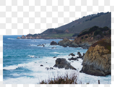 美国加州一号公路太平洋海景图片