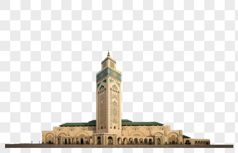 摩洛哥卡萨布兰卡哈桑二世清真寺高清图片