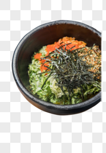 海苔蔬菜沙拉高清图片