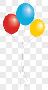 气球欢庆生日高清图片