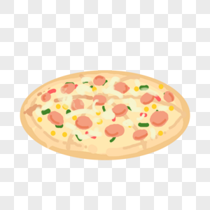 披萨快餐西餐食物美食美味卡通图片
