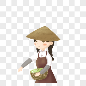 农民真人图片元素