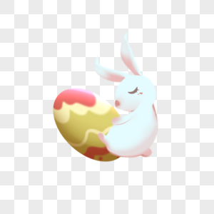 复活节兔子彩蛋图片