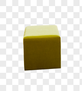 正方形黄色凳子图片