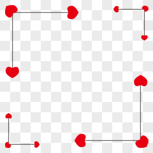 爱心边框底图素材边框高清图片