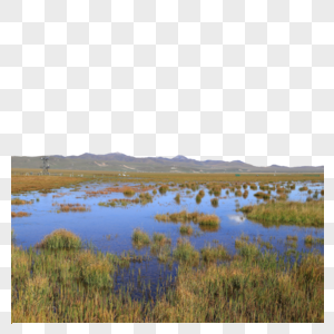 甘肃若尔盖湿地图片