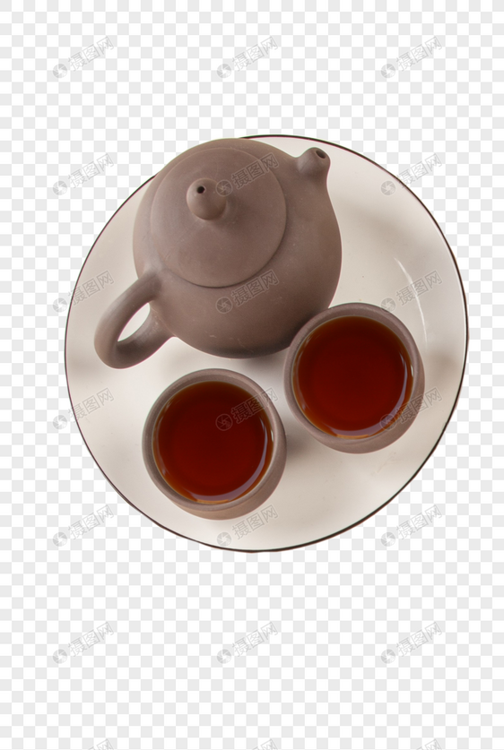 紫砂茶壶茶杯陶瓷盘子图片
