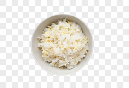 蛋炒饭陶瓷白色碗图片