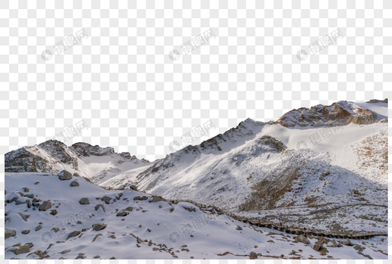 高原雪景图片