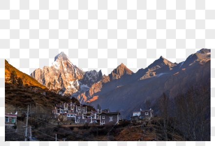 四姑娘山阿坝藏族羌族景色高清图片