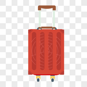 红色旅行箱装饰素材图案图片