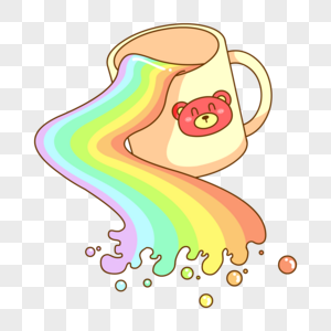 可爱动漫杯子元素