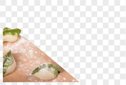 饺子面板美食图片