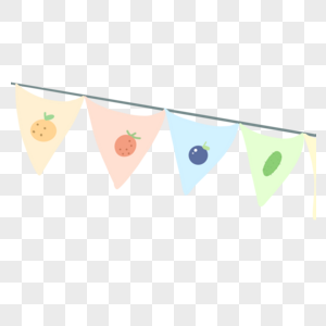 三角旗元素素材下载 正版素材 摄图网