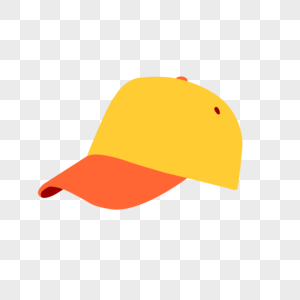 鸭舌帽黄色帽子高清图片