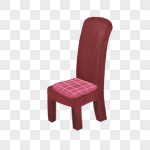 手绘椅子坐垫元素高清图片
