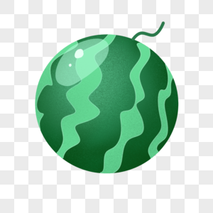 绿色花纹西瓜图片