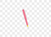 AI矢量图文具类元素粉色钢笔图片