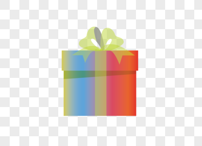 AI矢量图节日元素五彩礼盒送人礼物图片