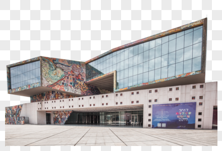川美美术馆建筑外部图片