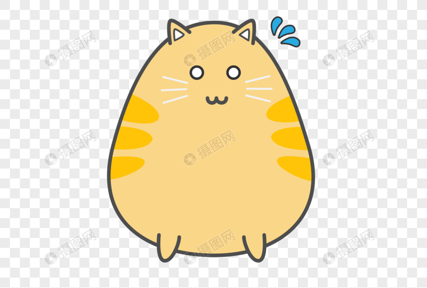 Q版猫咪系列1st元素素材下载 正版素材 摄图网