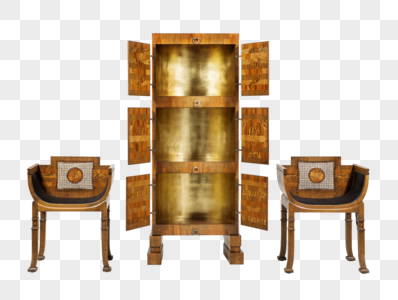 古董欧式椅子组合2图片