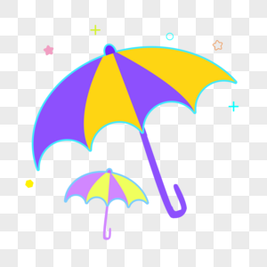 手绘雨伞图片