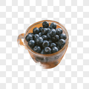 夏季蓝莓冷饮图片