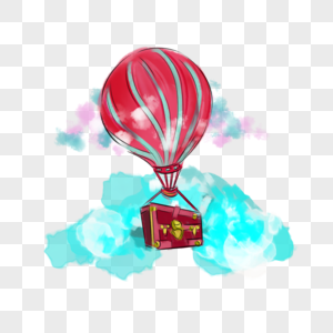 旅行的热气球图片