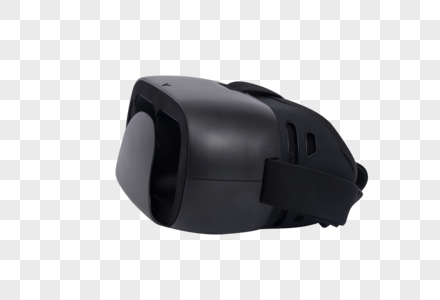 黑白色VR眼镜叠加摆拍图片