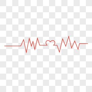 爱心分割线心率检测仪高清图片