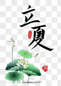 小荷才露尖尖角，早有蜻蜓立上头图片