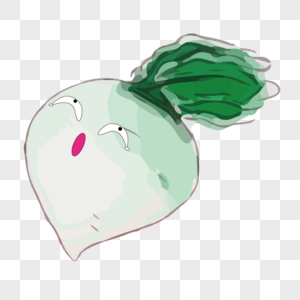 青萝卜图片素材