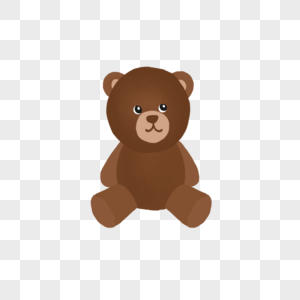 玩具熊棕色小熊玩偶高清图片