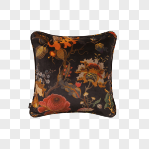 日式花纹抱枕图片