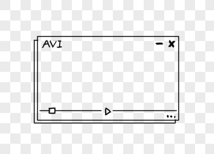 播放器相册边框素材高清图片