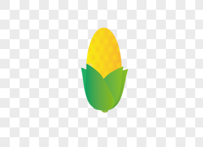 AI矢量图立体蔬果类元素玉米高清图片