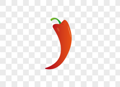 AI矢量图食物类元素蔬果类元素红色辣椒高清图片