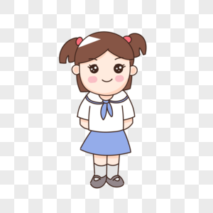 女生侧面站图片