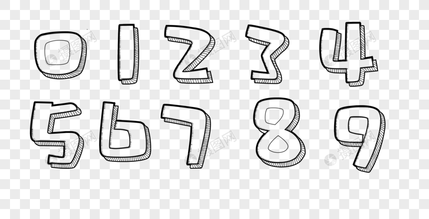 数字元素素材下载 正版素材 摄图网 数字元素素材下载 正版素材 摄图网