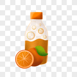 橙子 汽水ps素材橙子高清图片