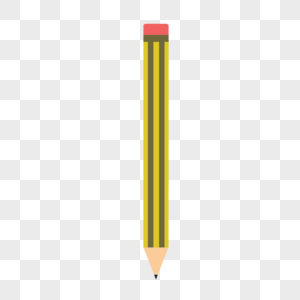 黄色条纹铅笔图片