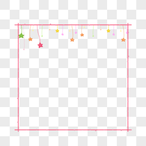 卡通星星边框图片
