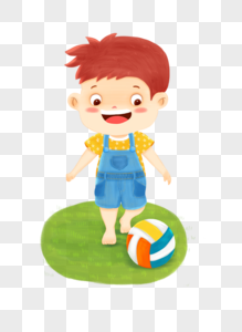 踢足球男孩踢足球的小男孩高清图片