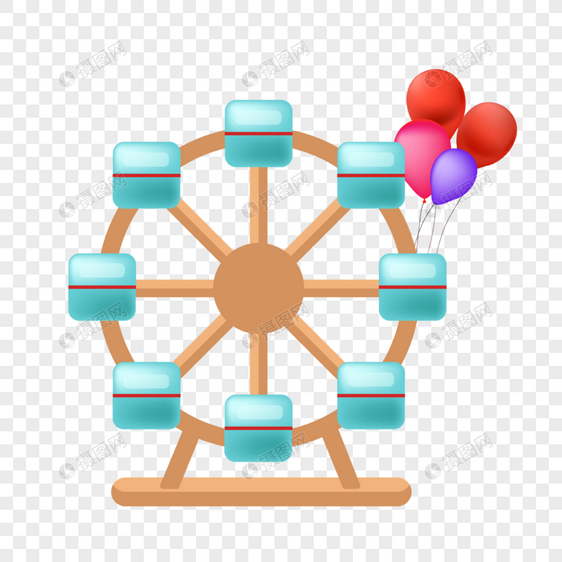 6.1儿童节摩天轮图片
