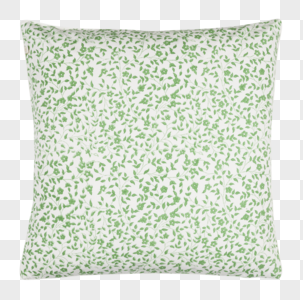 绿色小花抱枕图片